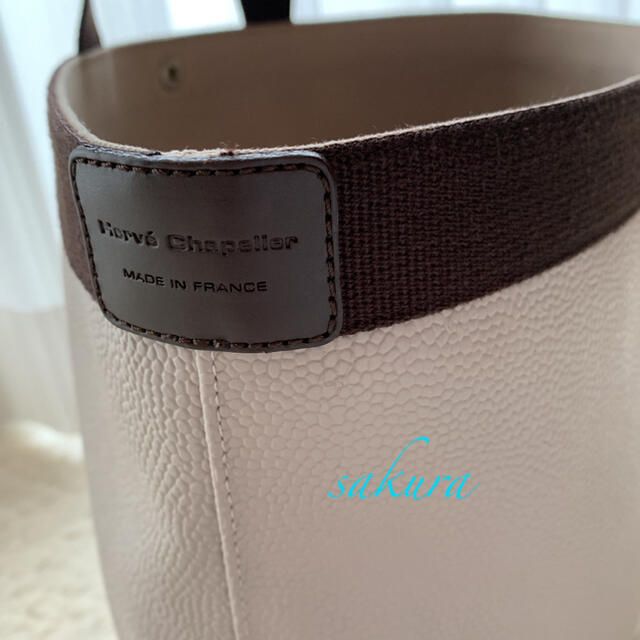 Herve Chapelier(エルベシャプリエ)のエルベシャプリエ Herve Chapelier 705GP マスティック×モカ レディースのバッグ(トートバッグ)の商品写真