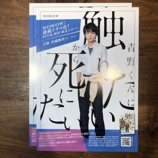 青野くんに触りたいから死にたい　フライヤー2枚セット　佐藤勝利(印刷物)