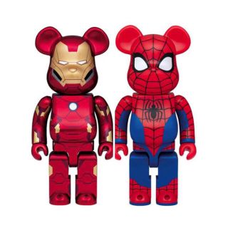 メディコムトイ(MEDICOM TOY)のMARVEL HAPPYくじ  BE@RBRICK 400%  (アメコミ)