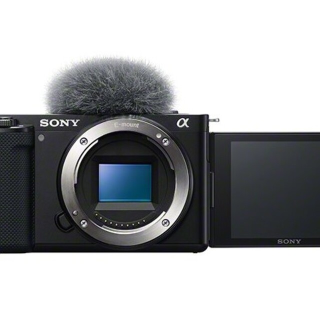 SONY(ソニー)の【新品】SONY ミラーレス 一眼 カメラ ZV-E10 ブラック ボディ スマホ/家電/カメラのカメラ(ミラーレス一眼)の商品写真