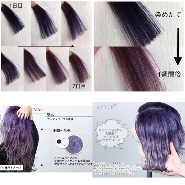 エンシェールズ カラーバター 200g ダークシルバー ヘアカラー ヘア