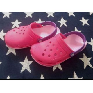 クロックス(crocs)のおけい様 専用★美品★ crocs クロックス サンダル ピンク サイズ20cm(サンダル)