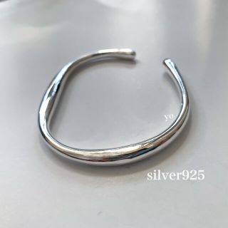 トゥデイフル(TODAYFUL)のsilver925  ニュアンスバングル(ブレスレット/バングル)