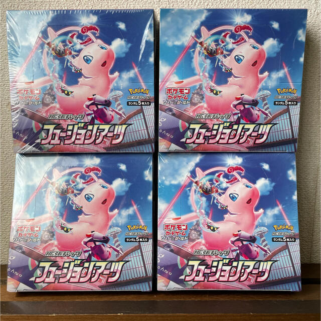 ポケモンカードゲーム フュージョンアーツ 4box シュリンク付き