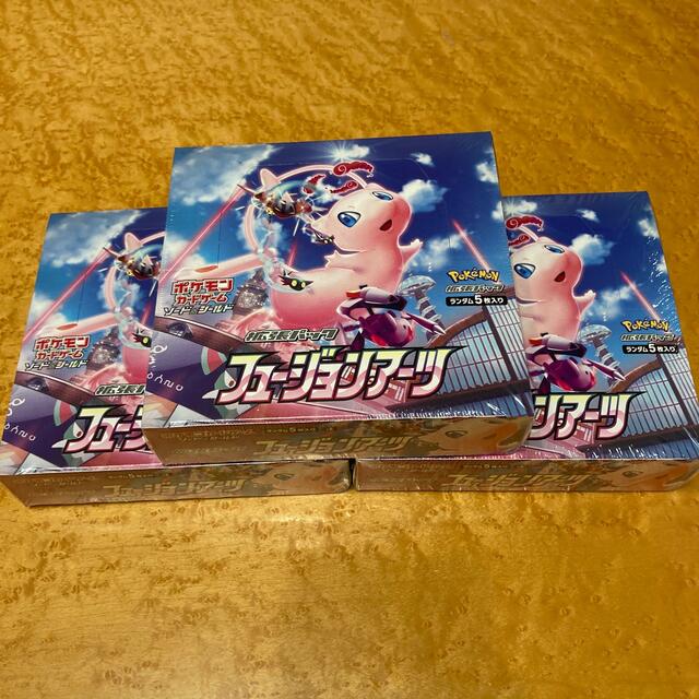 ポケモンカード　フュージョンアーツ　シュリンク付き　3BOX