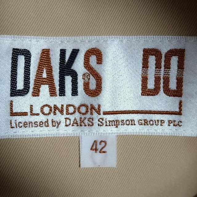 DAKS(ダックス)のDAKS ダックス コート アウター フード チェック サイドベルト XL レディースのジャケット/アウター(その他)の商品写真