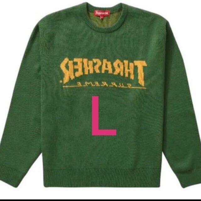 Supreme Thrasher Sweater スラッシャー セーター L 緑 | フリマアプリ ラクマ