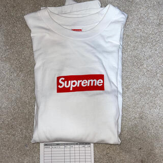 シュプリーム(Supreme)のSupreme Box Logo L/S Tee "White"  Lサイズ(Tシャツ/カットソー(七分/長袖))