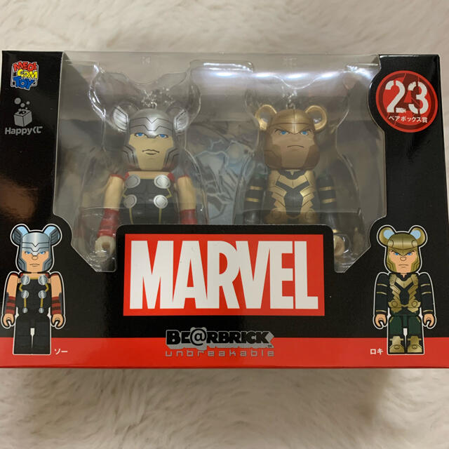 専用!!!ベアブリック BE@RBRICK happyくじ マーベルの通販 by T