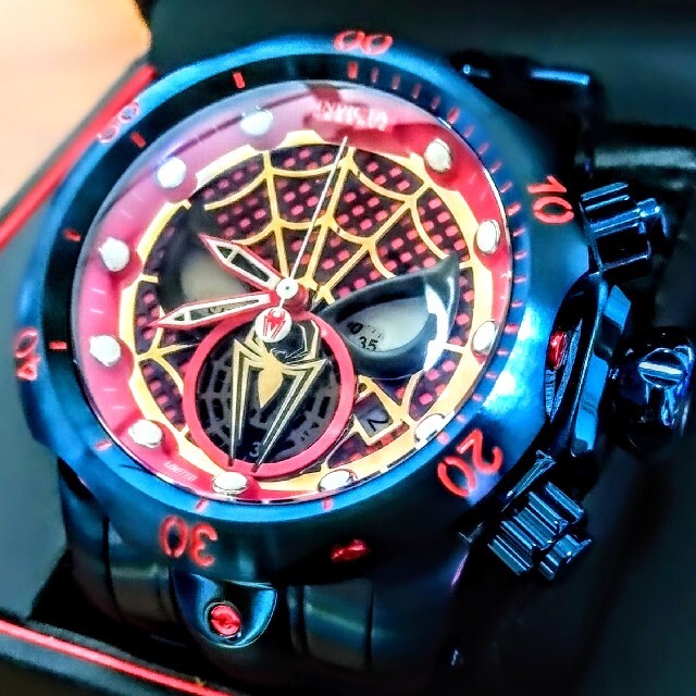 INVICTA(インビクタ)の【超美品】インビクタ マーベル スパイダーマン 32460 メンズの時計(腕時計(アナログ))の商品写真