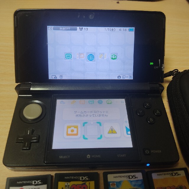 ニンテンドー3DS(ニンテンドー3DS)の中古　ニンテンドー3DS 任天堂　ポケモン　マリオ　カービィ エンタメ/ホビーのゲームソフト/ゲーム機本体(携帯用ゲーム機本体)の商品写真