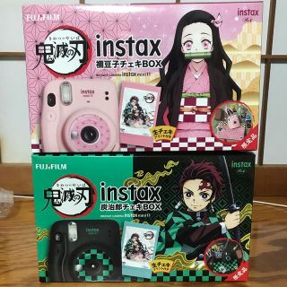 フジフイルム(富士フイルム)の鬼滅の刃 チェキ 2個セット 炭治郎 禰豆子 instax mini 11(キャラクターグッズ)