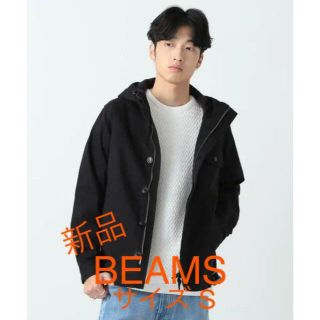 ビームス(BEAMS)の[新品] BEAMS A2 デッキジャケット S ブラック(マウンテンパーカー)