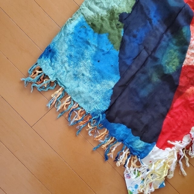 新品未使用 desigual カラフル大判ストール
