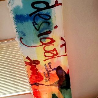新品未使用 desigual カラフル大判ストール