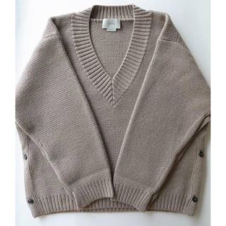 アンユーズド(UNUSED)のYOKE 5G MILANO RIB V-NECK KNIT ヨーク　ニット(ニット/セーター)