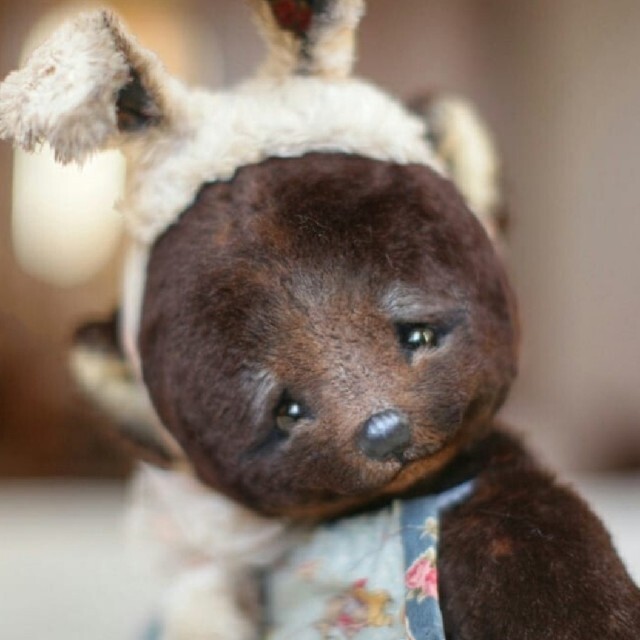 店舗 配送 海外の作家さんのハンドメイド、テディベア、可愛いです