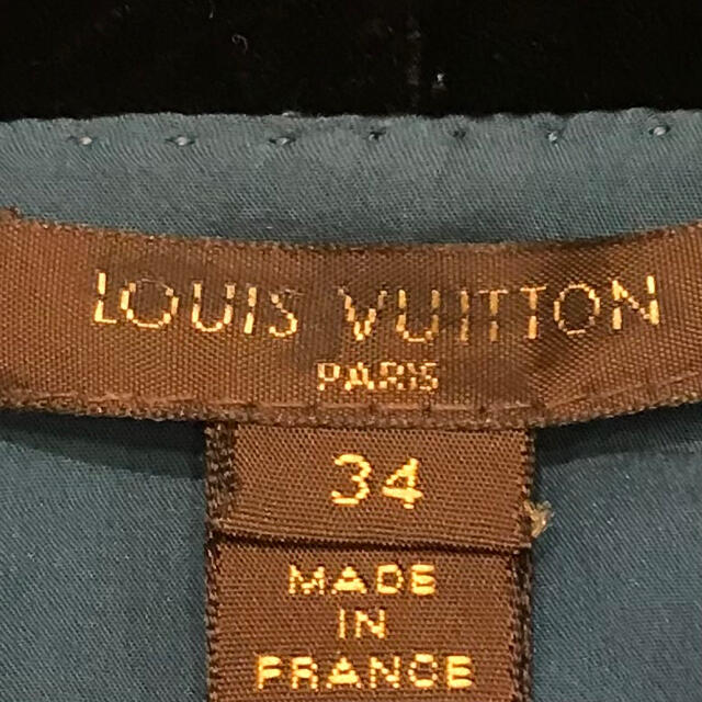 LOUIS VUITTON(ルイヴィトン)のLOUIS VUITTON ルイヴィトン レディース トップス ブルー 34 レディースのトップス(Tシャツ(長袖/七分))の商品写真