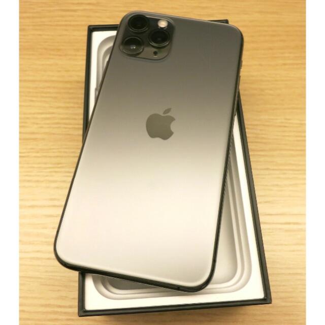 Apple(アップル)のApple iPhone11 pro 64GB スペースグレイ　SIMフリー スマホ/家電/カメラのスマートフォン/携帯電話(スマートフォン本体)の商品写真