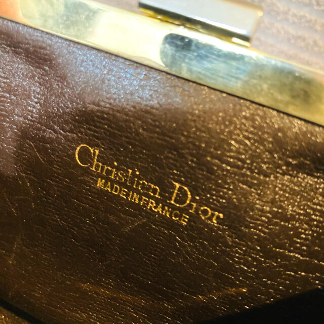 Christian Dior(クリスチャンディオール)の期間限定値下げ☆Christian Dior トロッター がま口 ポーチ 小銭入 レディースのファッション小物(ポーチ)の商品写真