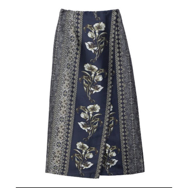 ameri vintage/ IMANE JACQUARD WRAP SKIRT