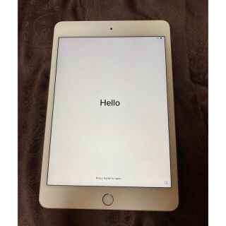 アイパッド(iPad)のipadmini5 WiFiモデル 64GB ゴールド カバー付(タブレット)