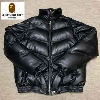 アベイシングエイプ(A BATHING APE)のA Bathing Ape Sheep Leather Puffer Down(ダウンジャケット)