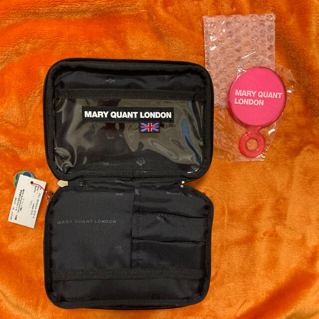 MARY QUANT(マリークワント)のマリークワント　MARY QUANT LONDON 日本製　ポーチ　ミラー付き レディースのファッション小物(ポーチ)の商品写真