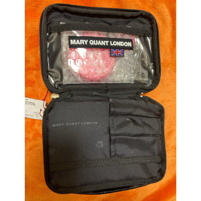 MARY QUANT(マリークワント)のマリークワント　MARY QUANT LONDON 日本製　ポーチ　ミラー付き レディースのファッション小物(ポーチ)の商品写真