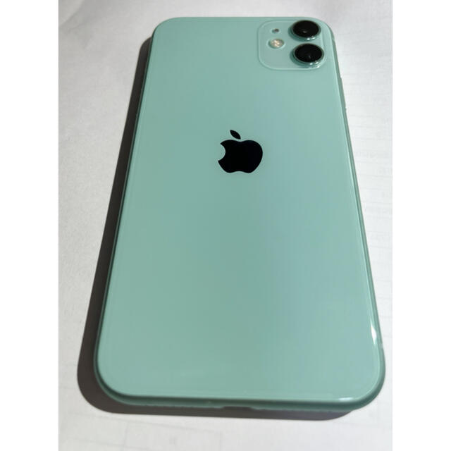 美品】iPhone 11 グリーン 128GB SIMフリーの通販 by miabyy's shop