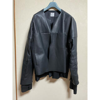 サンシー(SUNSEA)の希少　sunsea Cut Off Biker Blouson レザージャケット(レザージャケット)