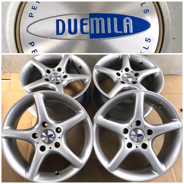 自動車16×7.5J+35 PCD5/120ホイールDUEMILAイタリア製4本