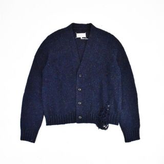 マルタンマルジェラ(Maison Martin Margiela)のMaison Margiela Damage Cardigan NAVY S(カーディガン)