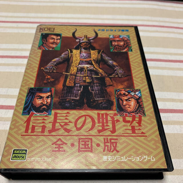 エンタメ/ホビー信長の野望　全国版メガドライブ