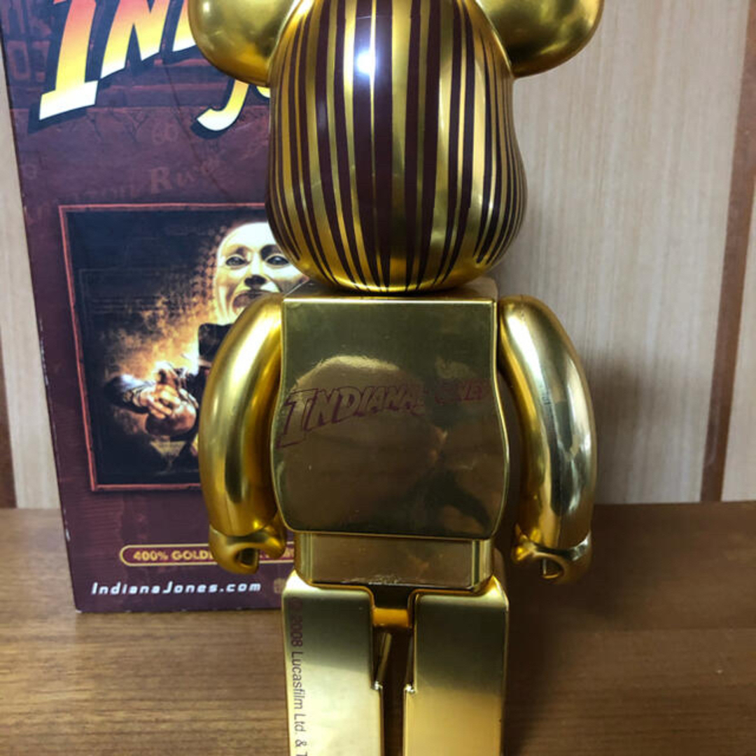 MEDICOM TOY(メディコムトイ)のベアブリック  be@rbrick 400%  100%  インディジョーンズ エンタメ/ホビーのフィギュア(その他)の商品写真