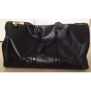 ヴィトン(LOUIS VUITTON) エピ ボストンバッグ(メンズ)(ブラック/黒色