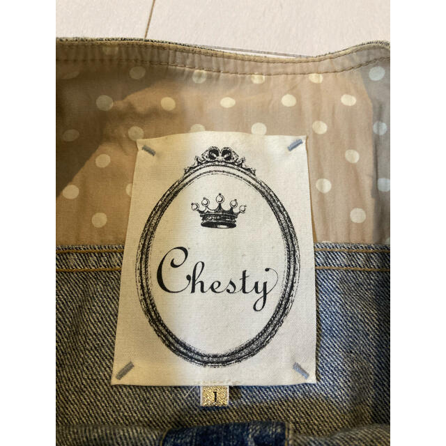 Chesty(チェスティ)のchestyデニムジャケット レディースのジャケット/アウター(Gジャン/デニムジャケット)の商品写真