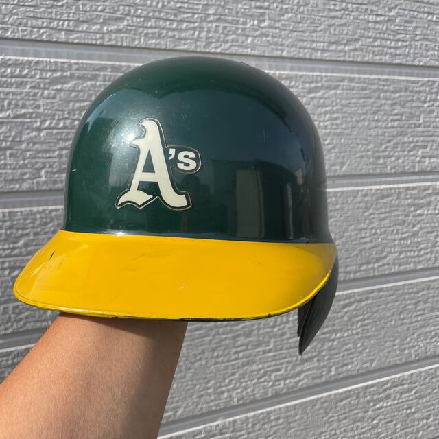 アスレチックス MLB純正ヘルメット 未使用 レトロ品 アスレチックス MLB純正ヘルメット 未使用 レトロ品