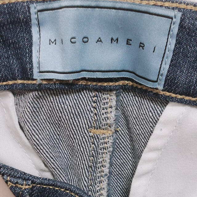 MICOAMERI バイカラースキニーデニム レディースのパンツ(デニム/ジーンズ)の商品写真