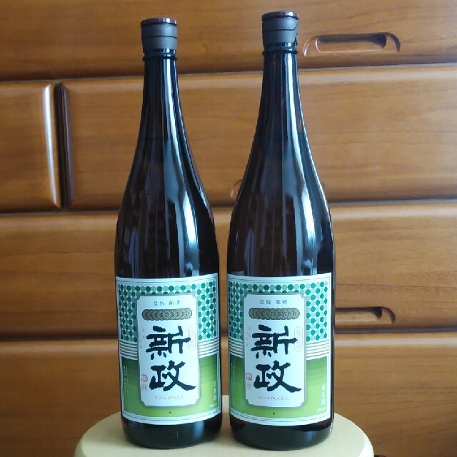 9月出荷　新政グリーンラベル 食品/飲料/酒の酒(日本酒)の商品写真
