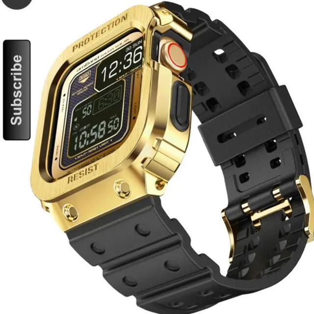amband GOLD Apple Watch 44mm用 メンズの時計(腕時計(デジタル))の商品写真
