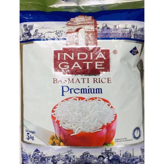 Riceの通販　Basmati　Uphone　プレミアム5kg　バスマティライス　by　インド産　Shop｜ラクマ