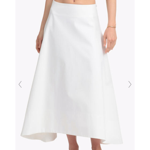Theory luxe(セオリーリュクス)のセオリーリュクス　ホワイトミモレスカート レディースのスカート(ロングスカート)の商品写真