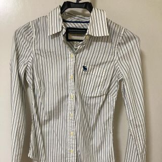 アバクロンビーアンドフィッチ(Abercrombie&Fitch)のアバクロ　ストライプシャツ(シャツ/ブラウス(長袖/七分))