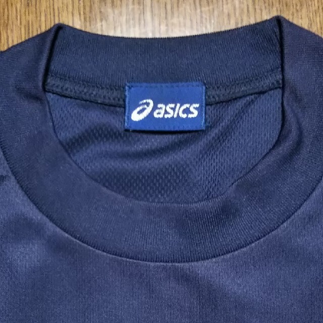 asics(アシックス)のアシックス Tシャツ ネイビー SSサイズ スポーツ/アウトドアの野球(ウェア)の商品写真