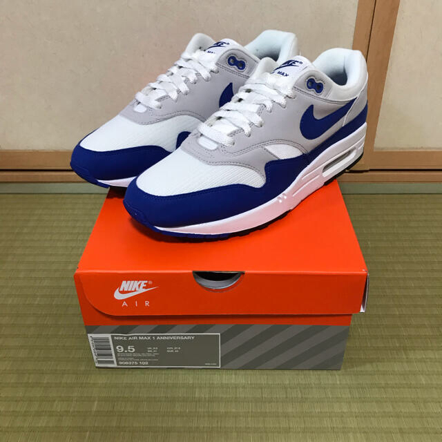 NIKE(ナイキ)のNIKE AIR MAX 1 ANNIVERSARY blue red 27.5 メンズの靴/シューズ(スニーカー)の商品写真