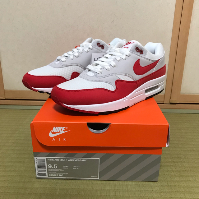 NIKE(ナイキ)のNIKE AIR MAX 1 ANNIVERSARY blue red 27.5 メンズの靴/シューズ(スニーカー)の商品写真