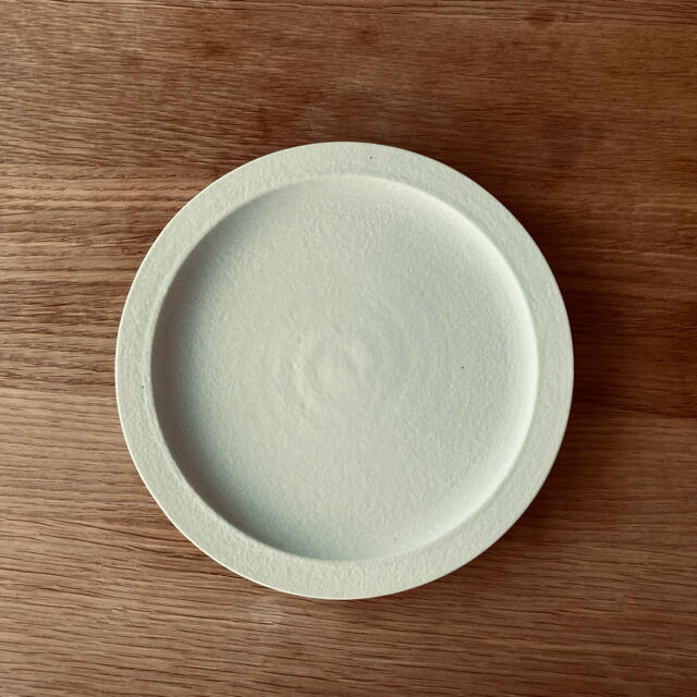 食器 桑原典子 7寸リム平皿 2枚セット(まっ白・白)