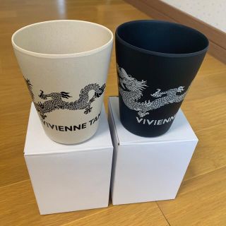 ヴィヴィアンタム(VIVIENNE TAM)のヴィヴィアンタム非売品　バンブーダンブラー180ml2個　手帳(タンブラー)