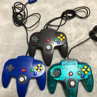 ニンテンドウ64(NINTENDO 64)のニンテンドー 64 コントローラー 3個セット(その他)